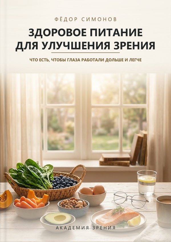 Обложка книги «Здоровое питание для улучшения зрения»