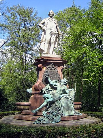 Отто Лессинг, памятник Готхольда Эфраима Лессинга, Тиргартен, Берлин. ФРГ