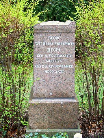 могила философа Георга Вильгельма Фридриха Гегеля, Доротеенштадтское кладбище, Берлин, ФРГ