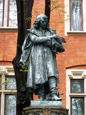 памятник Николаю Копернику, скульптор Киприан Годебски, Краков, Польша