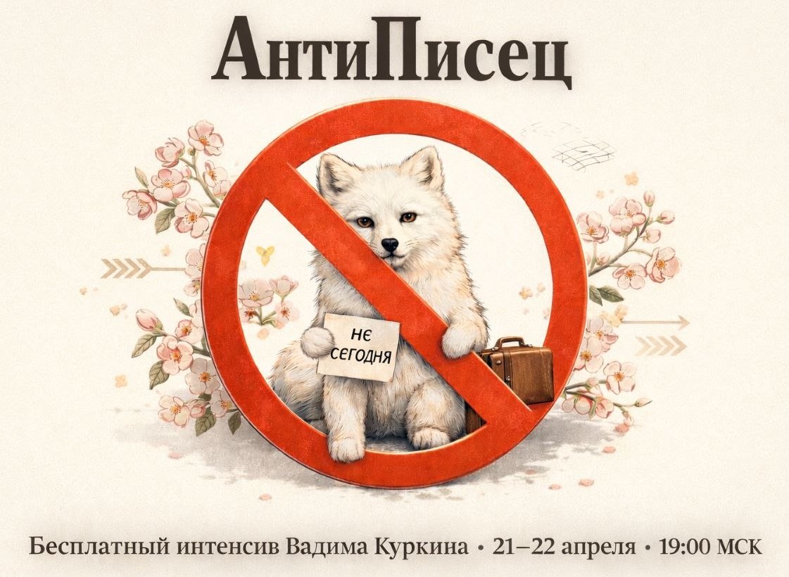 АнтиПисец — бесплатный интенсив Вадима Куркина