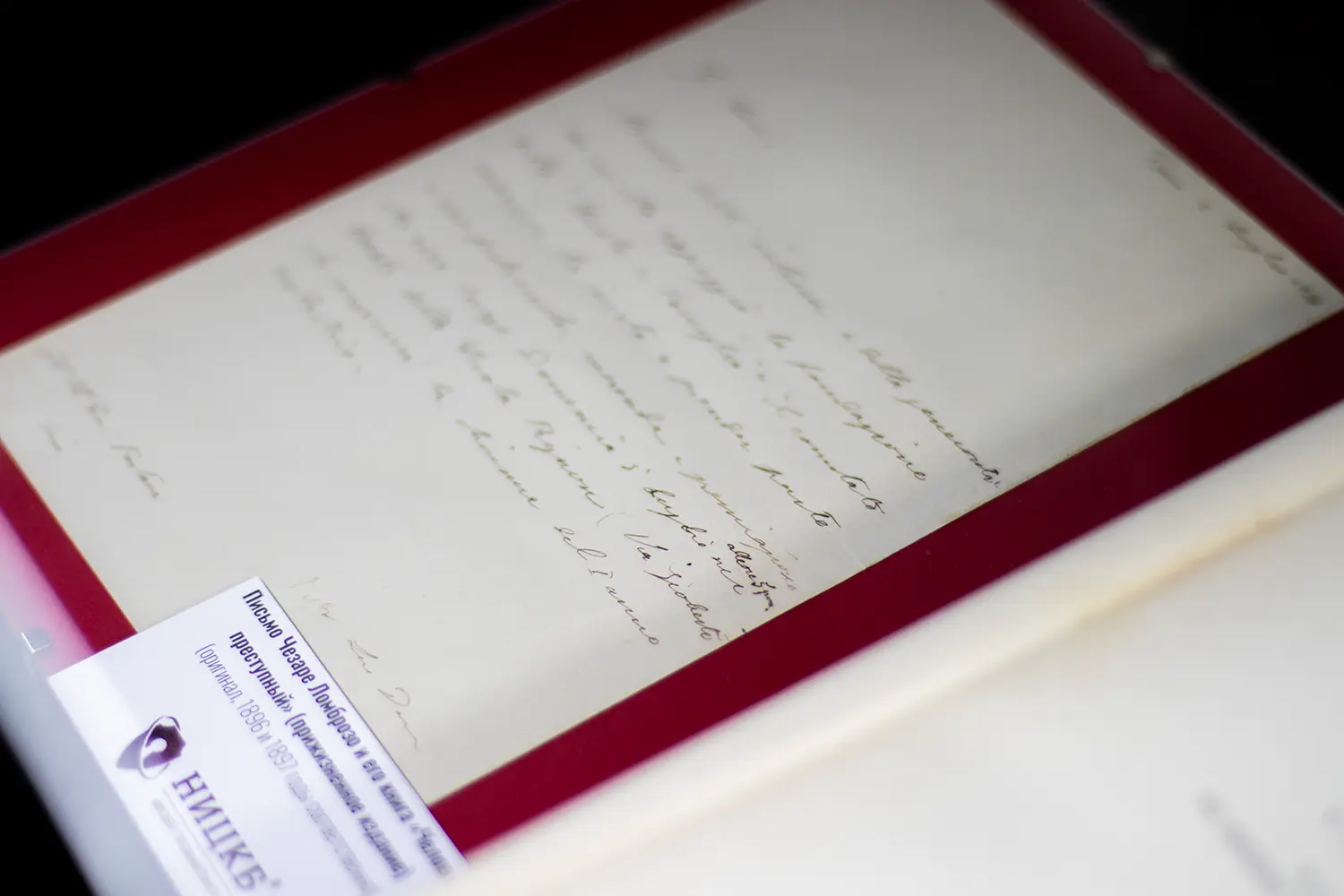 Экспонат музея профайлинга