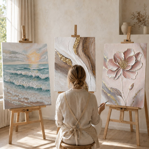 Три картины ARTMODERN START — финальный результат