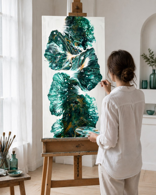 Картина Fluid Art