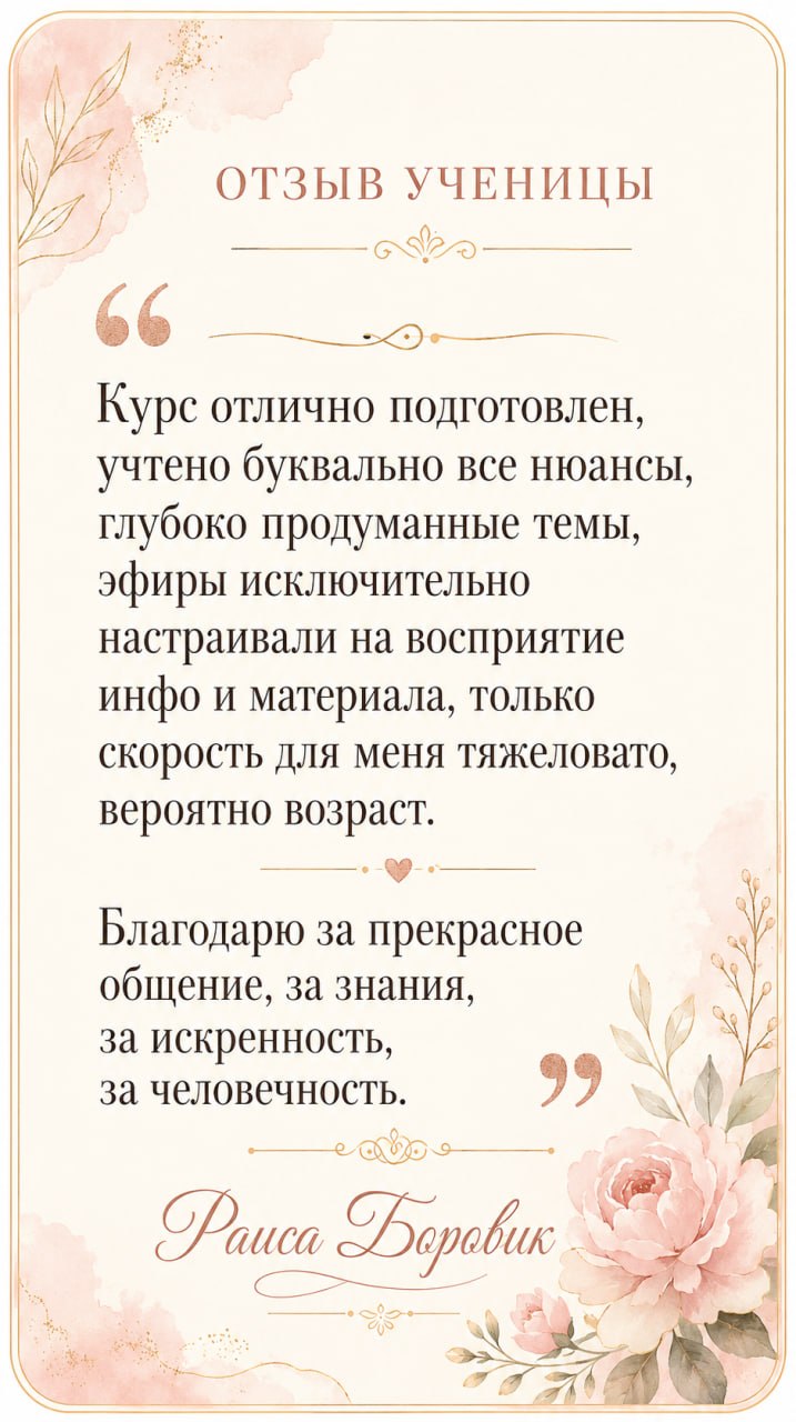 Отзыв 3 — оформила аккаунт