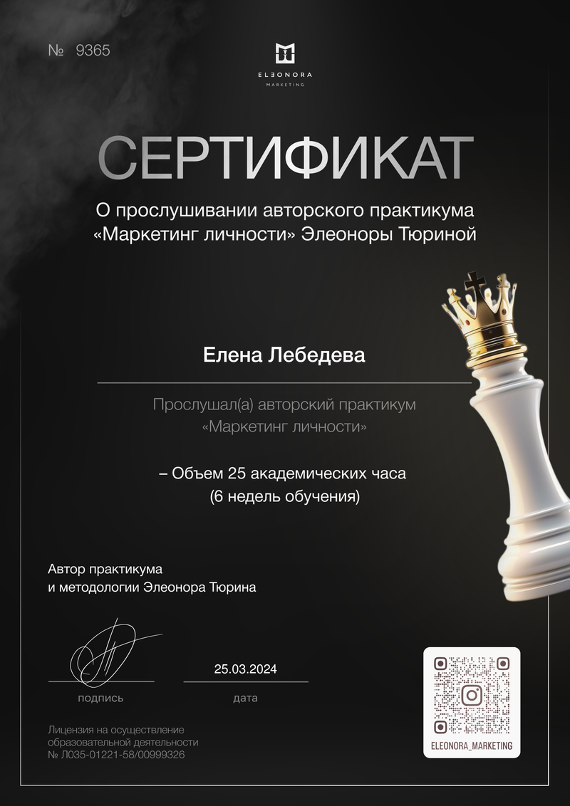 Маркетинг личности · 2024