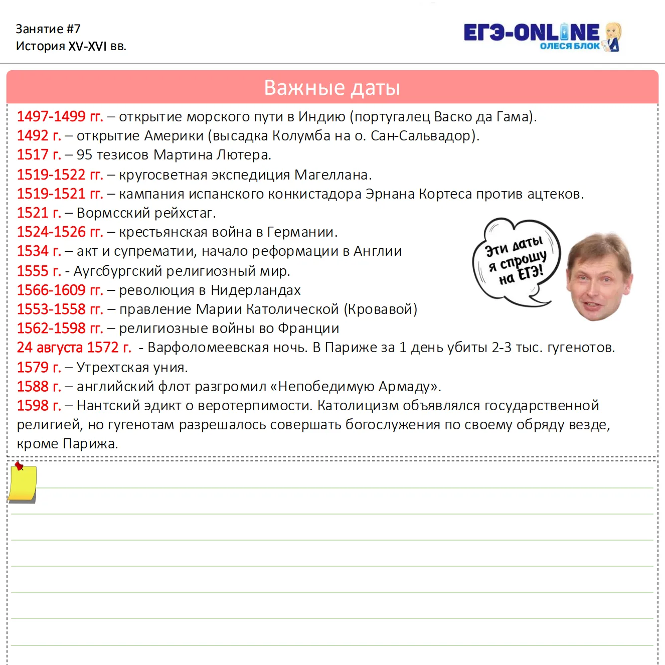 Даты