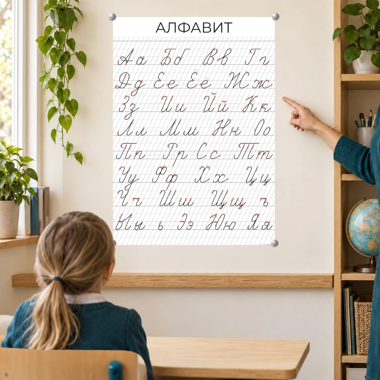 Обложка: Алфавит А0 — со стартовыми точками и стрелками