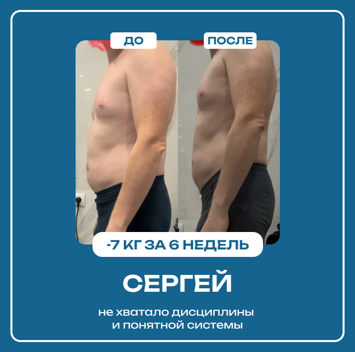 Результат за 6 недель
