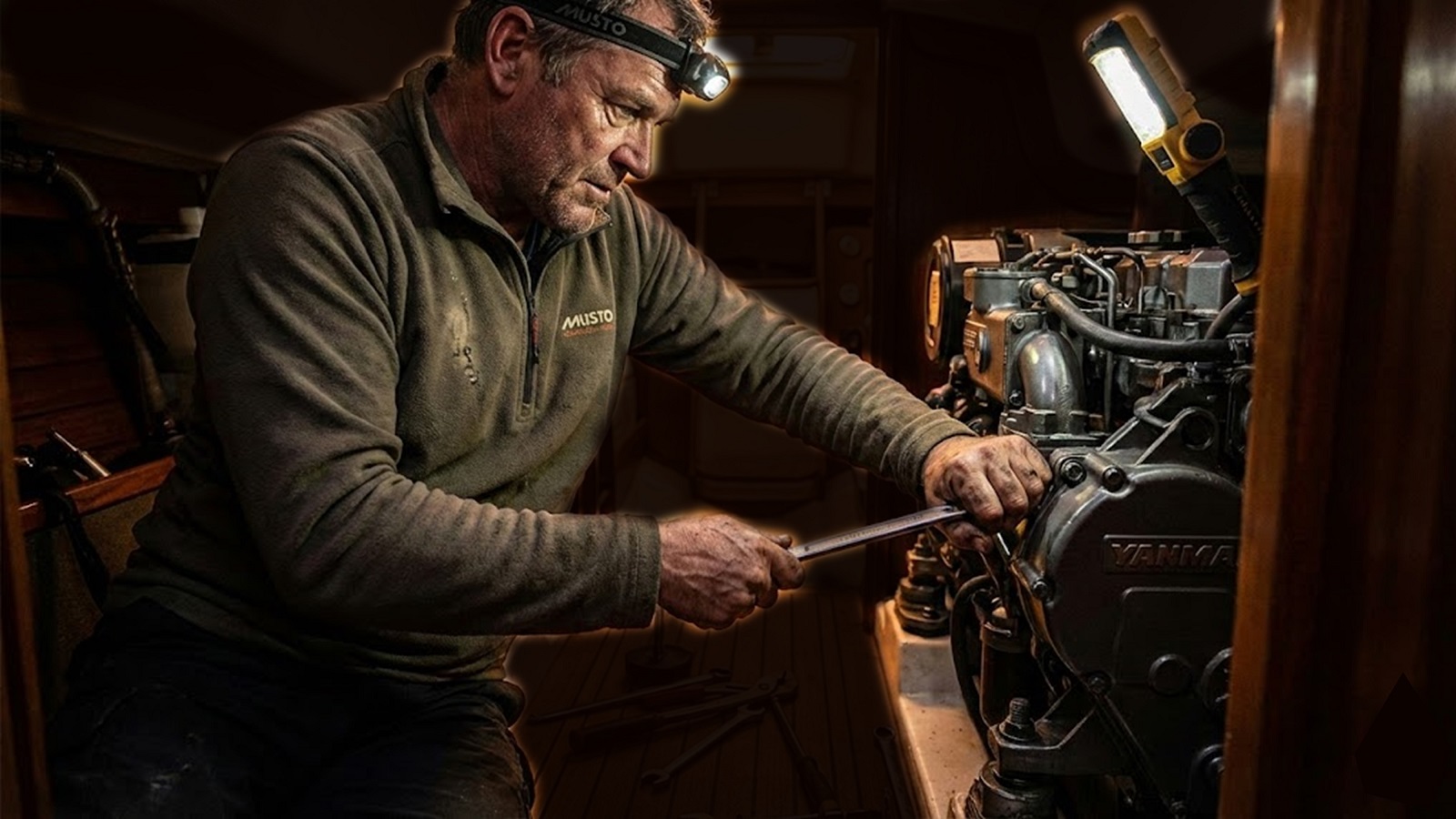 Дизельный двигатель яхты