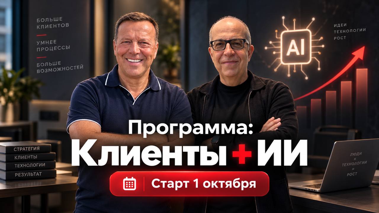 Программа «Клиенты + ИИ». Старт 1 октября