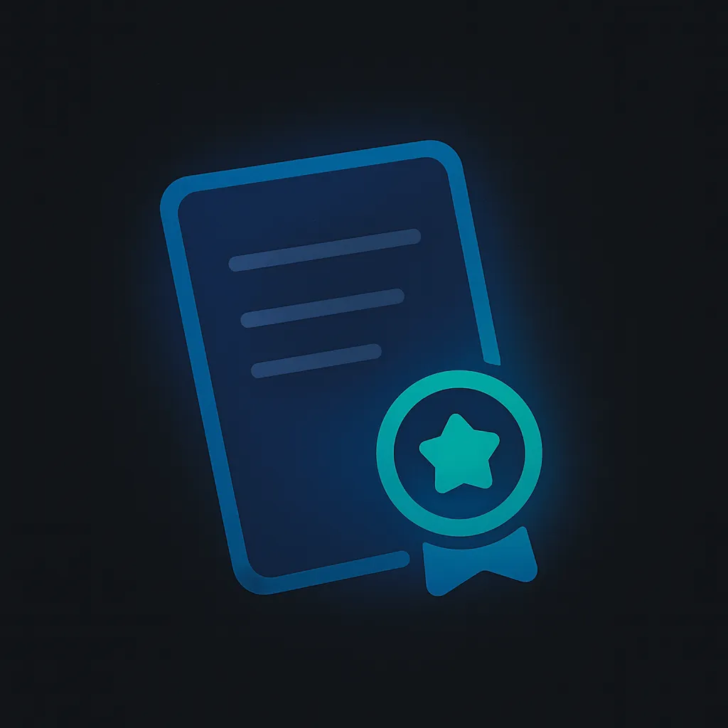 Сертификат об окончании