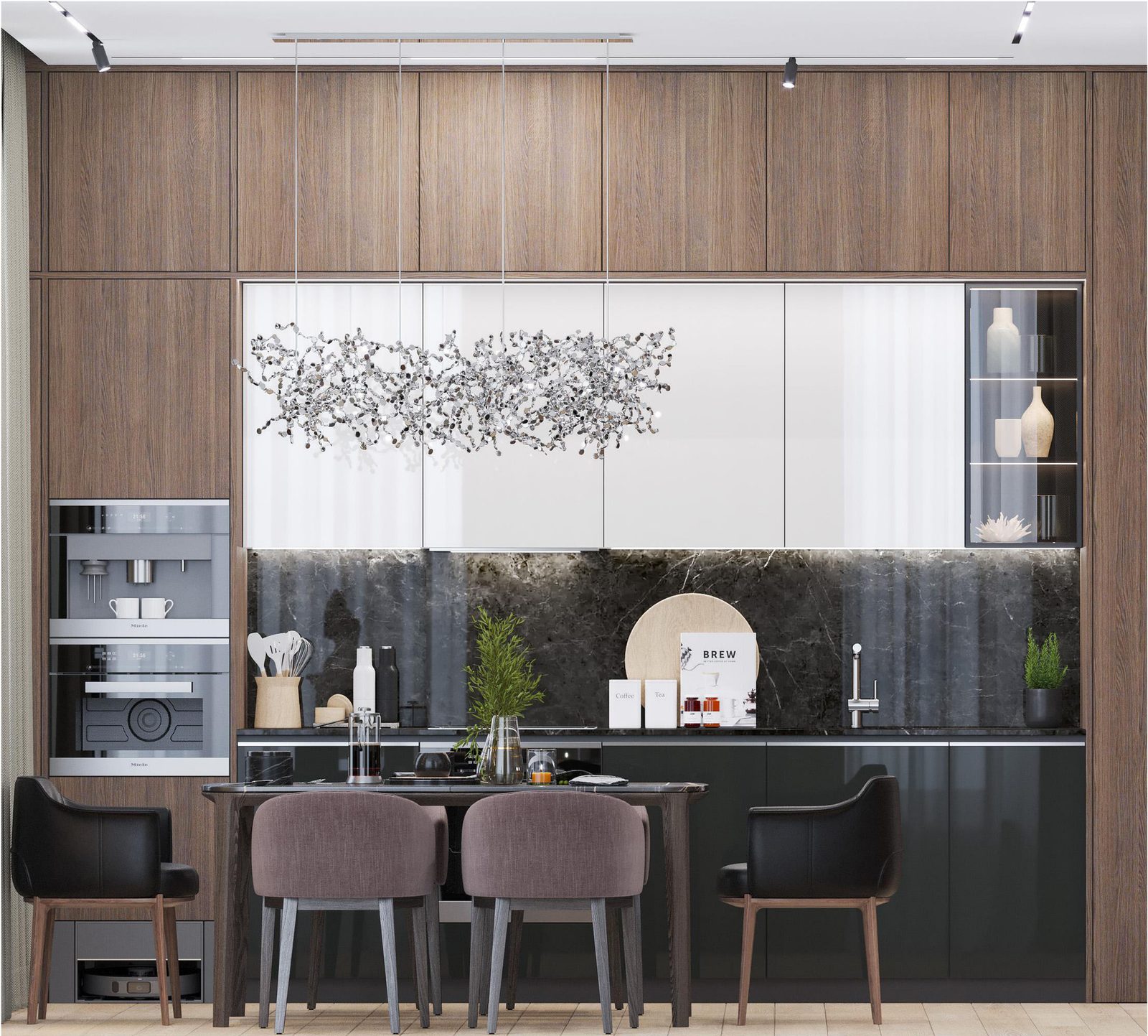 Интерьер квартиры 74 м² в ЖК WestGarden, Москва
