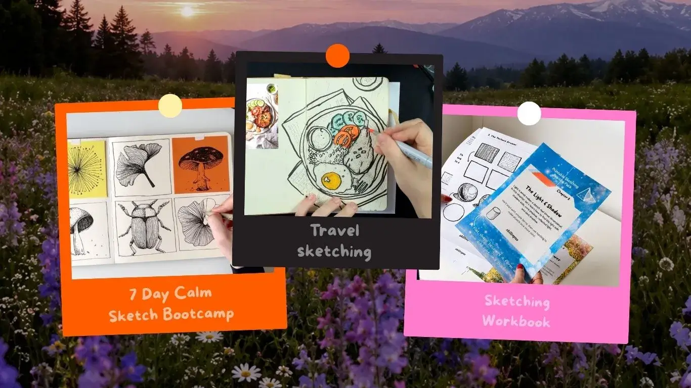 Calm Sketching Bundle preview