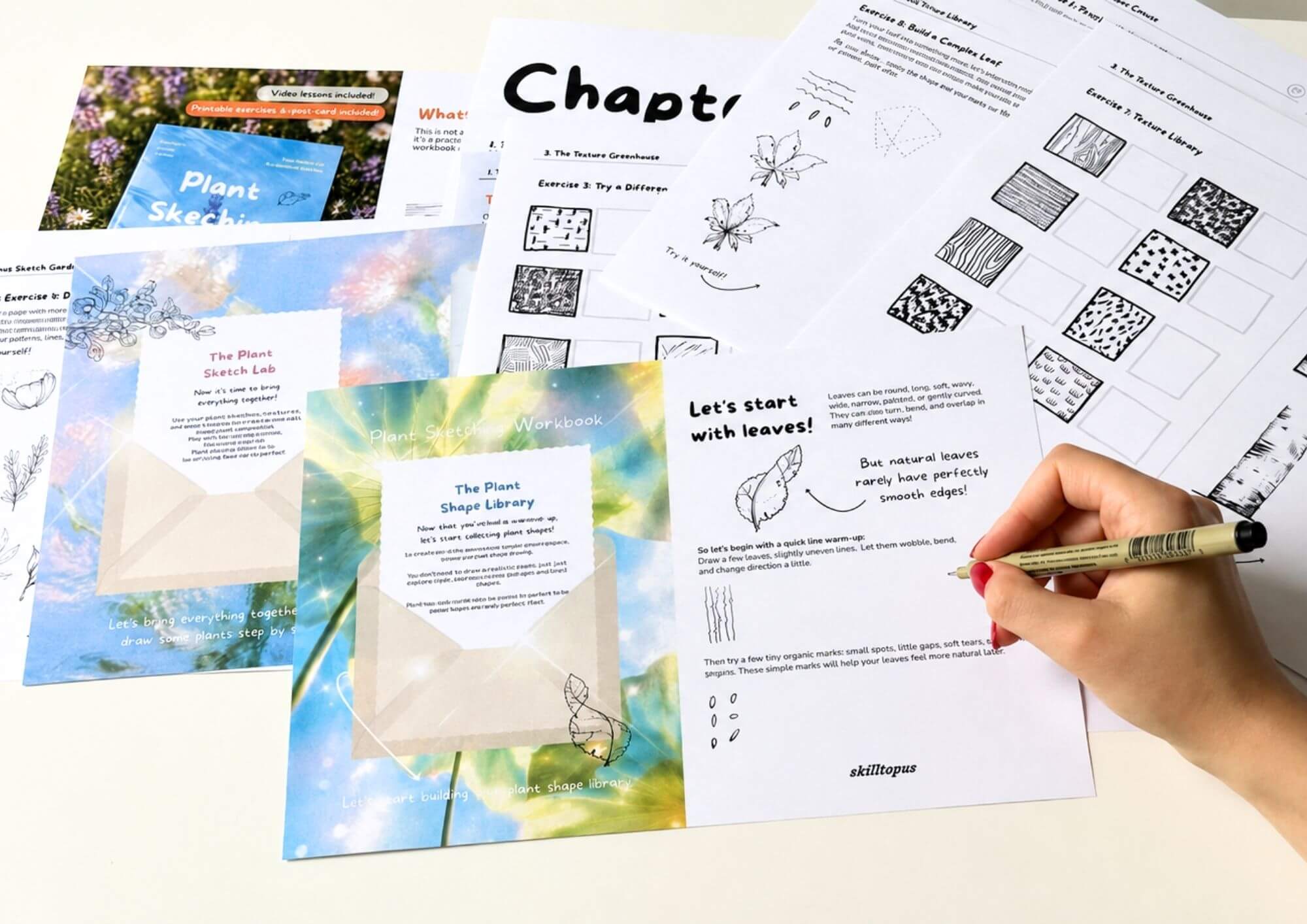 Plant Sketching Workbook preview