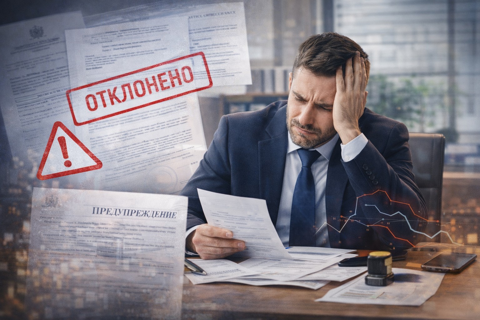 Документы, отклонение заявки, стресс