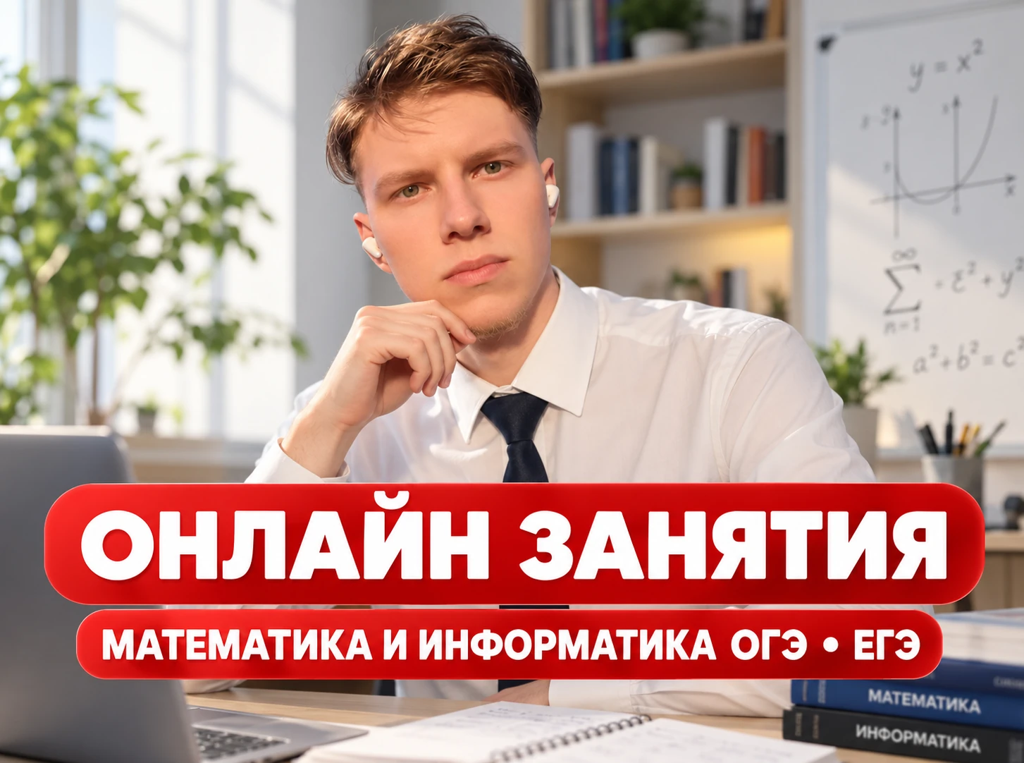 Андрей, преподаватель математики и информатики